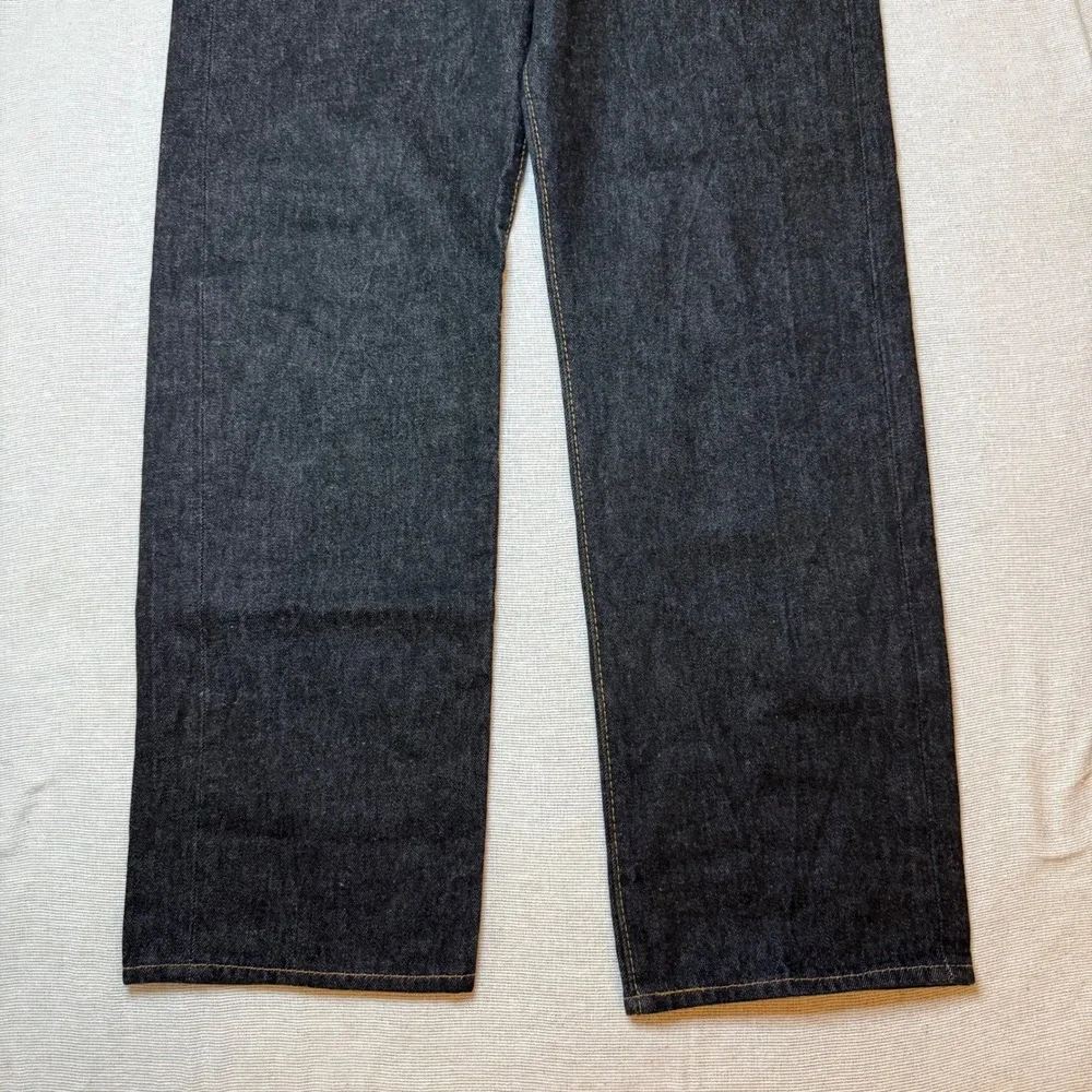 Levi's 501 Jeans Mens 34x34 Dark Indigo Blue Original Fit Button Fly Denim